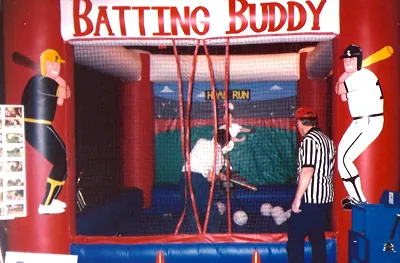 Batting Buddy option for inflatable game rentals