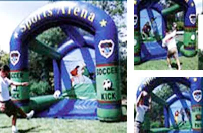 Sports Arena option for inflatable game rentals