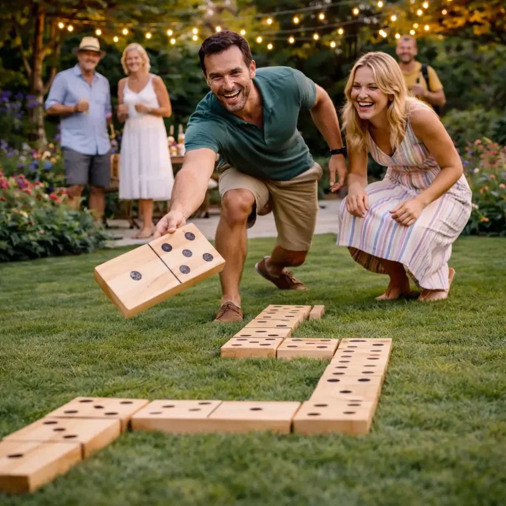 Giant Dominoes option from Party Pros East Coast
