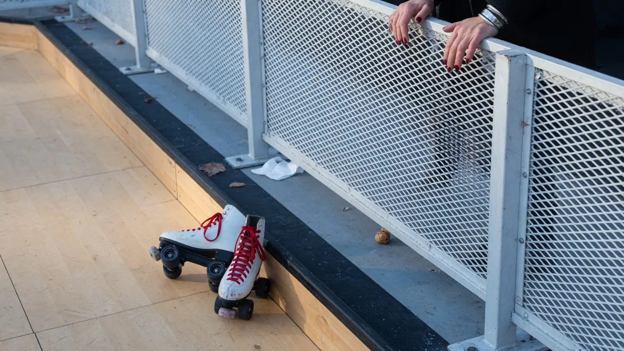 Editorial photo of event fencing on a Bear-style pad; not a specific venue