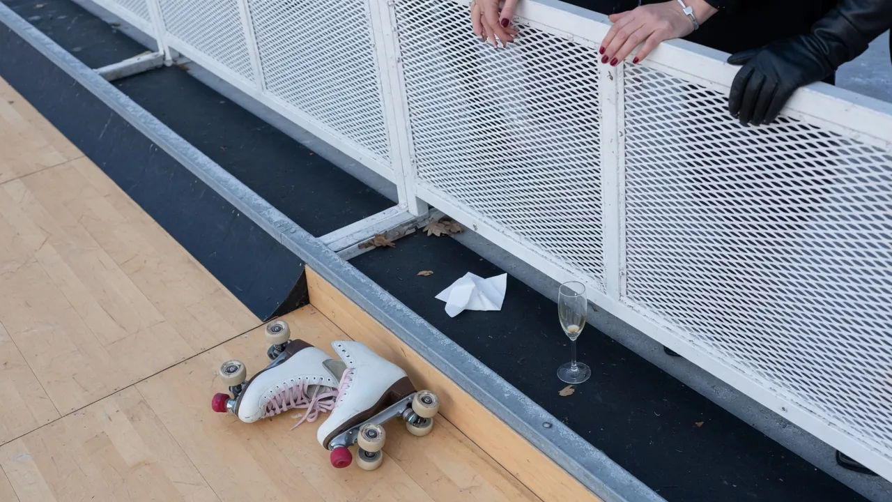 Editorial photo of event fencing on a Yonkers-style pad; not a specific venue