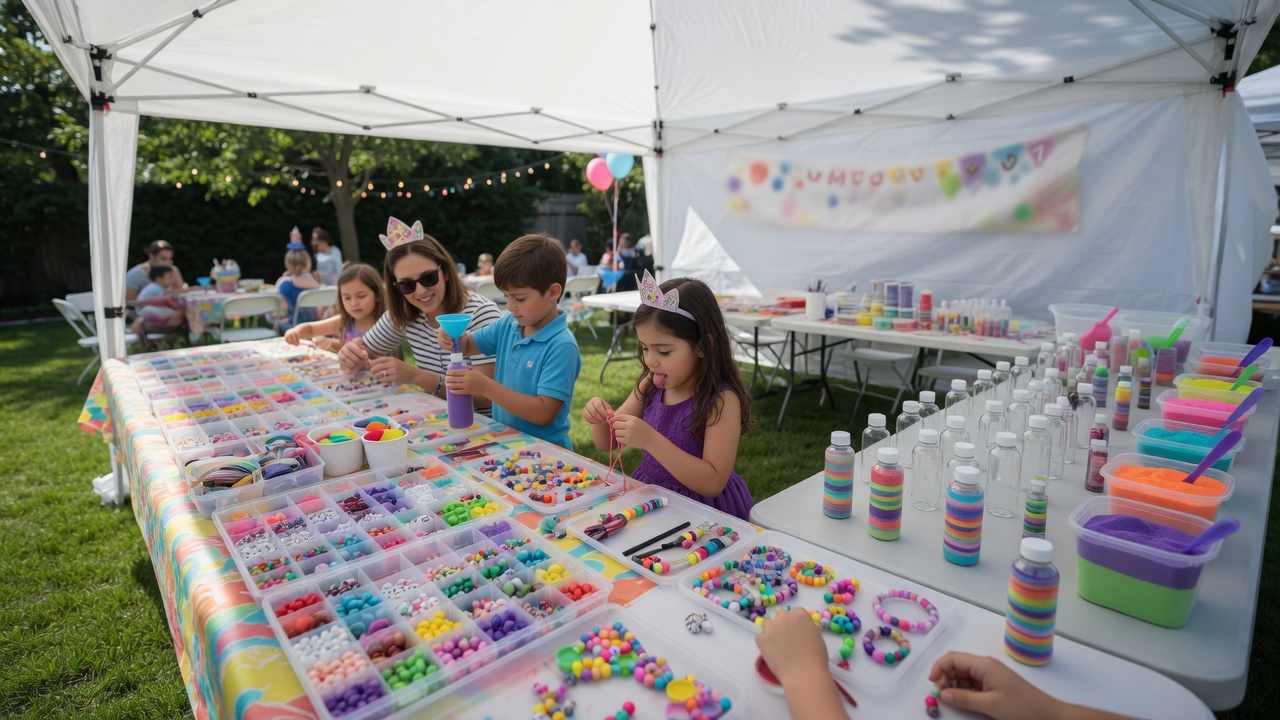 Blue Bell Arts & Crafts Make-and-Take Party Stations — Party Pros East Coast party rentals in Blue Bell, PA