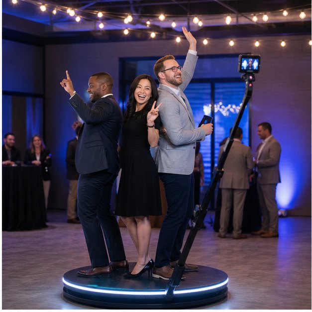 Lancaster corporate photo booth rentals support 1 image showing Party Pros East Coast rentals in Lancaster PA