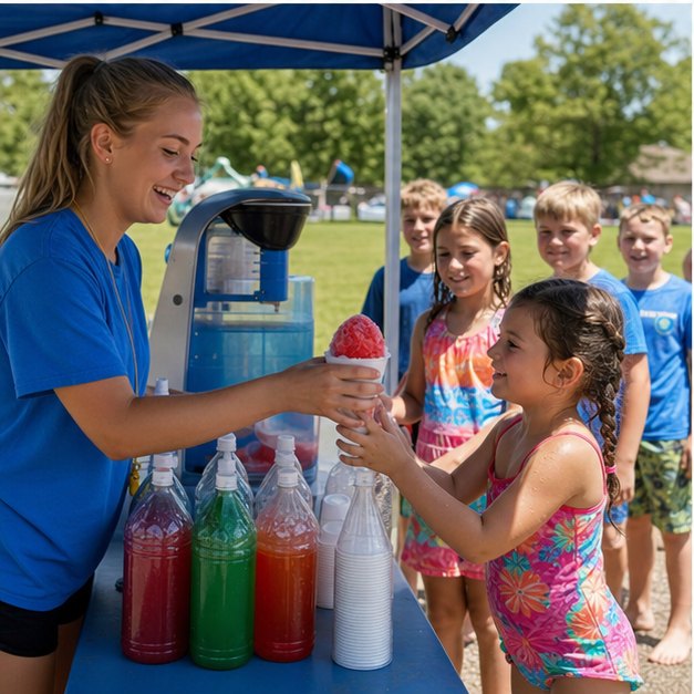 Lancaster summer camp water day rentals support 2 image showing Party Pros East Coast rentals in Lancaster PA