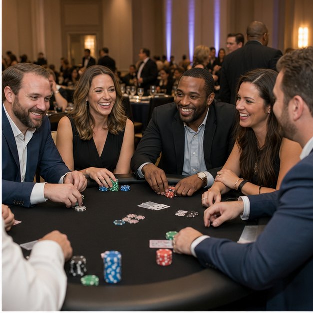 Lancaster casino night fundraiser rentals support 1 image showing Party Pros East Coast rentals in Lancaster PA