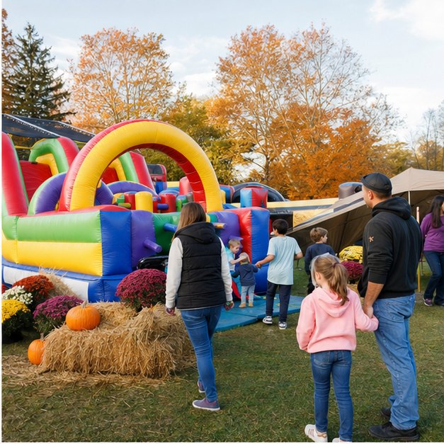 Lancaster fall festival rentals support 1 image showing Party Pros East Coast rentals in Lancaster PA