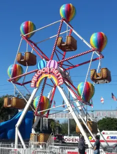 Balloon Fiesta Wheel Ride carnival ride rental East Coast