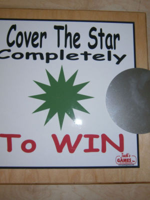 Cover the Star carnival game with booth and tent rental in Philadelphia PA