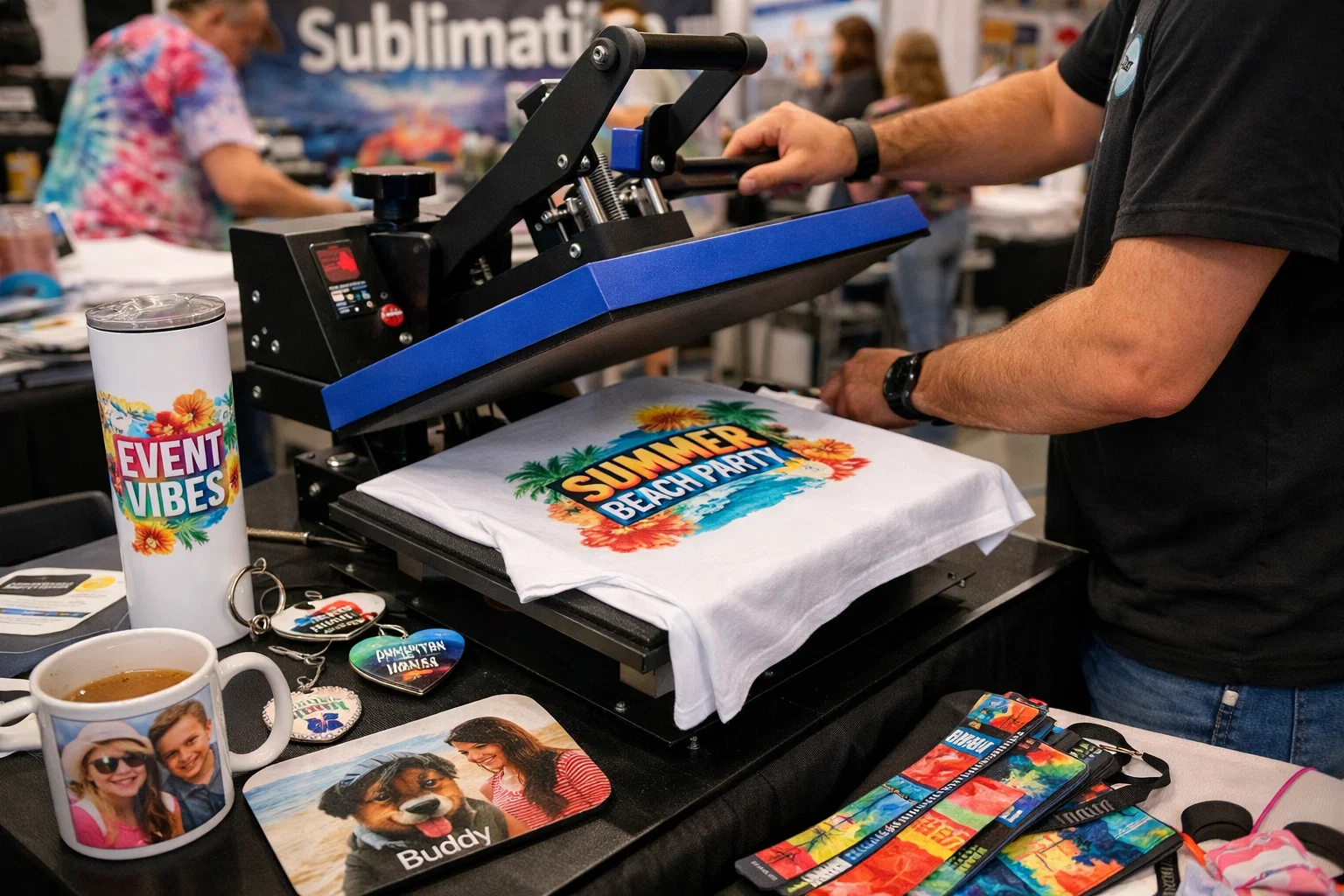 Custom sublimation featured item for events