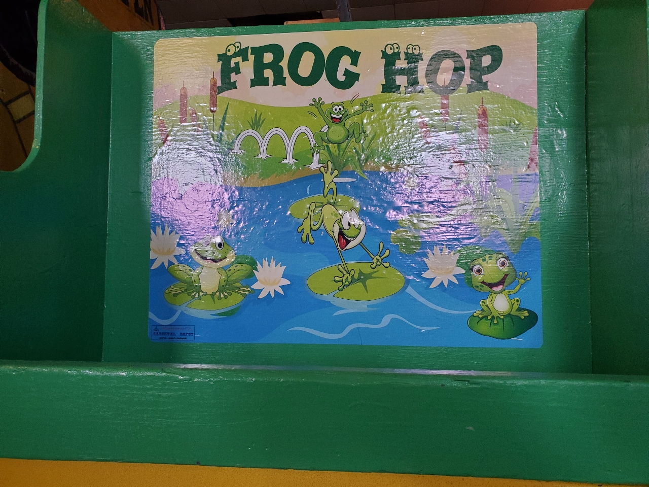 Frog Hop carnival game with booth and tent rental in Philadelphia PA
