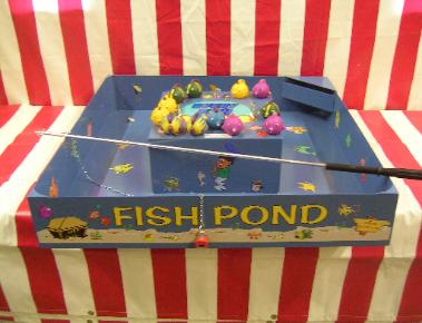 Fish Pond carnival game with booth and tent rental in Philadelphia PA