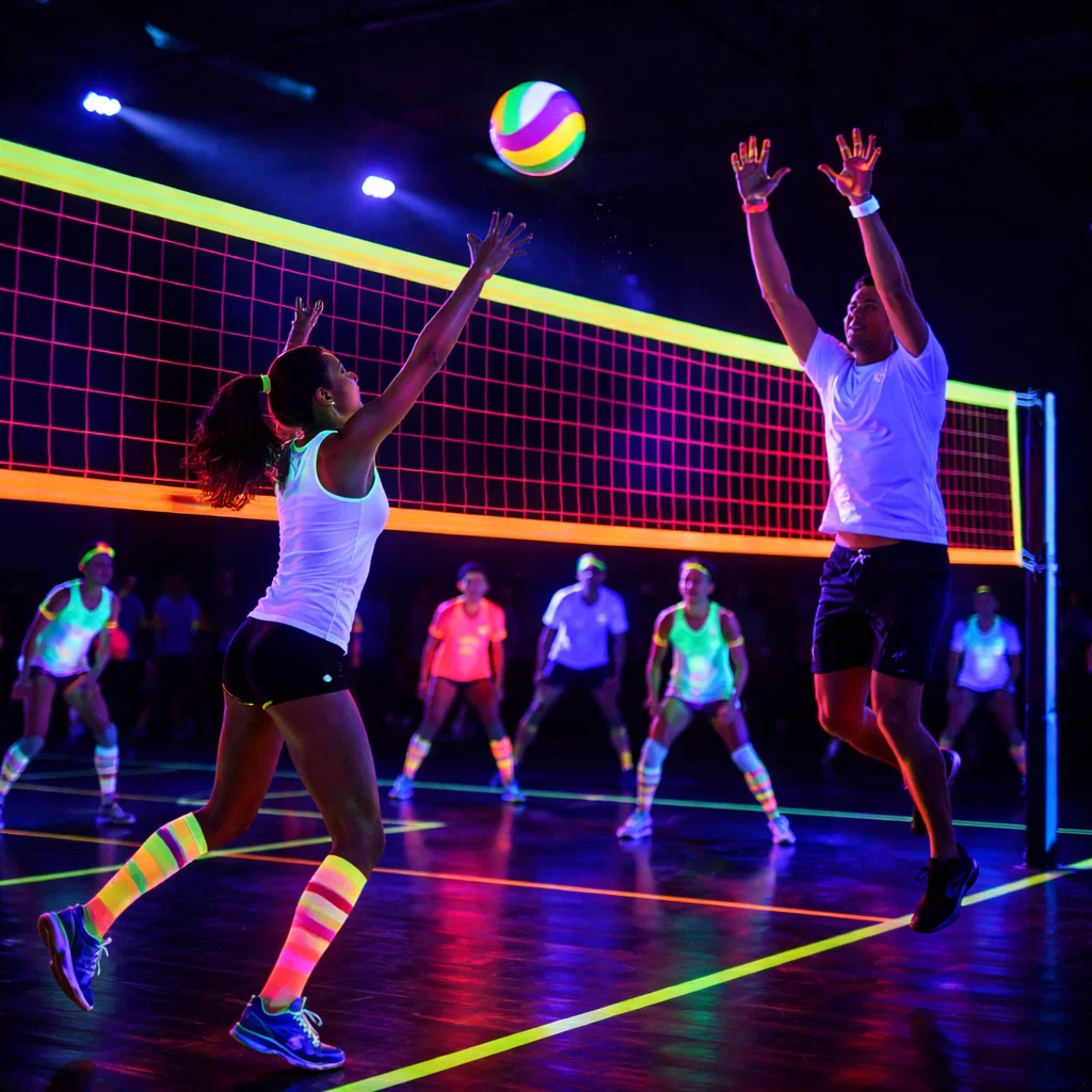 Glow volley ball rental East Coast