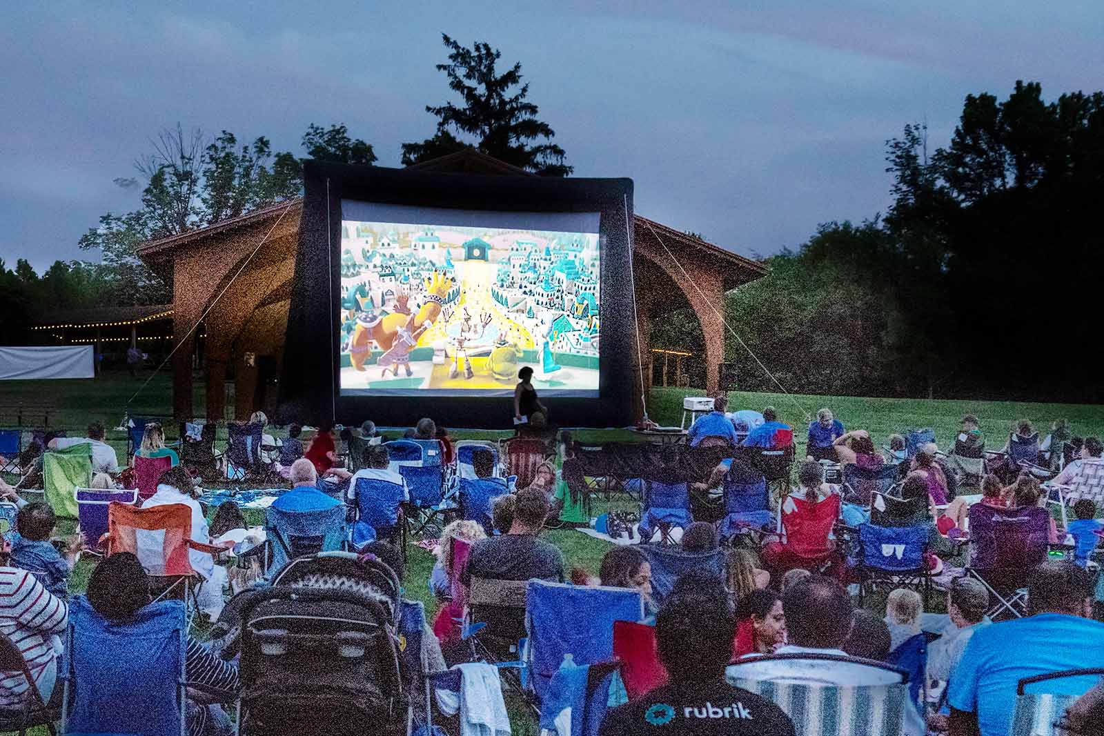 Inflatable movie screen rental East Coast