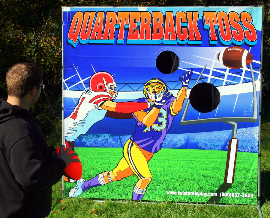 Quarterback Challenge Game rental from Party Pros East Coast