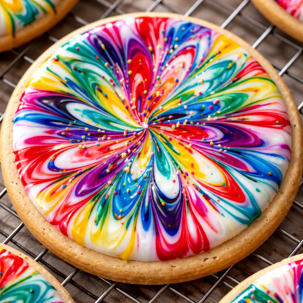 Spin art cookies activity East Coast