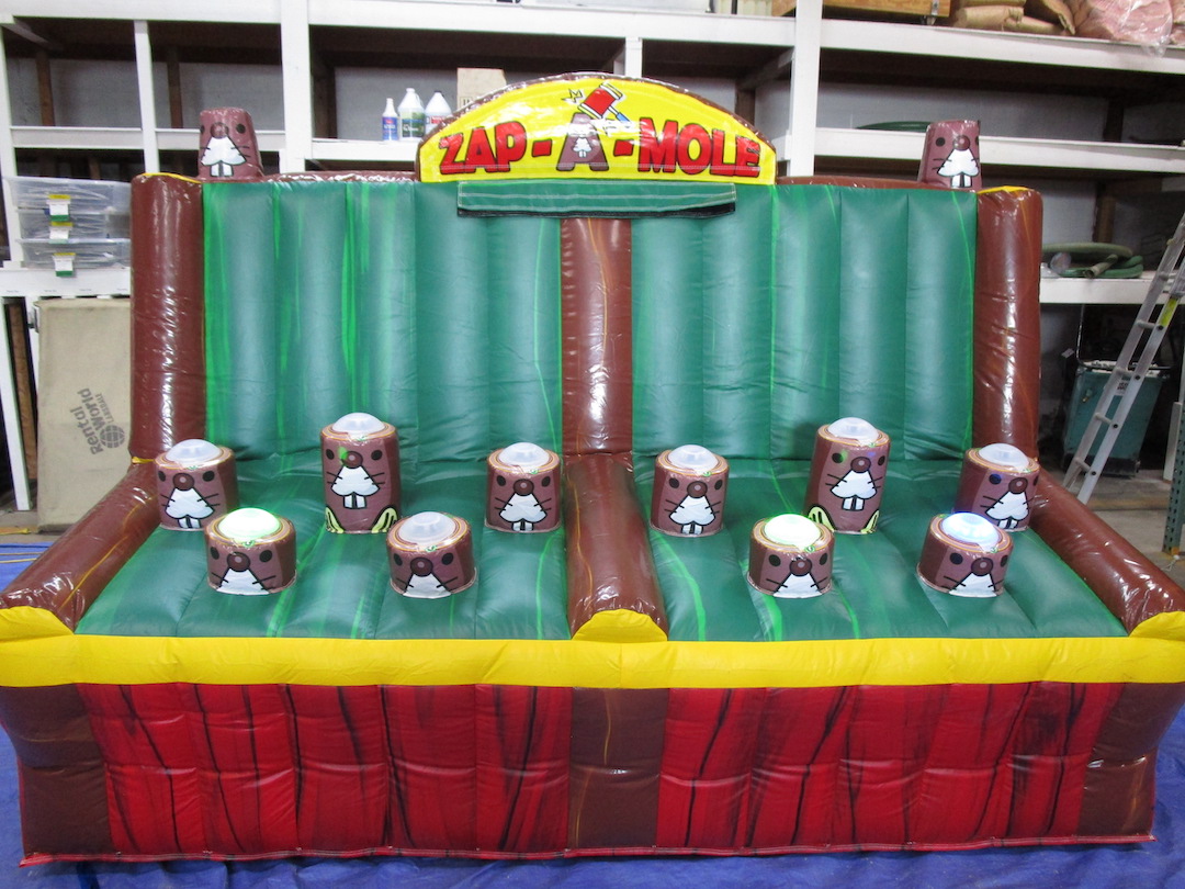 Zap-A-Mole inflatable game rental in Delaware