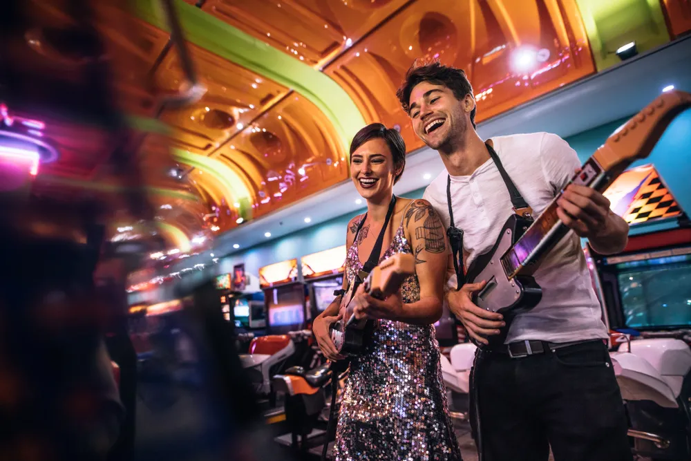 Rent arcade games for your event and bring the nostalgia of classic games.
