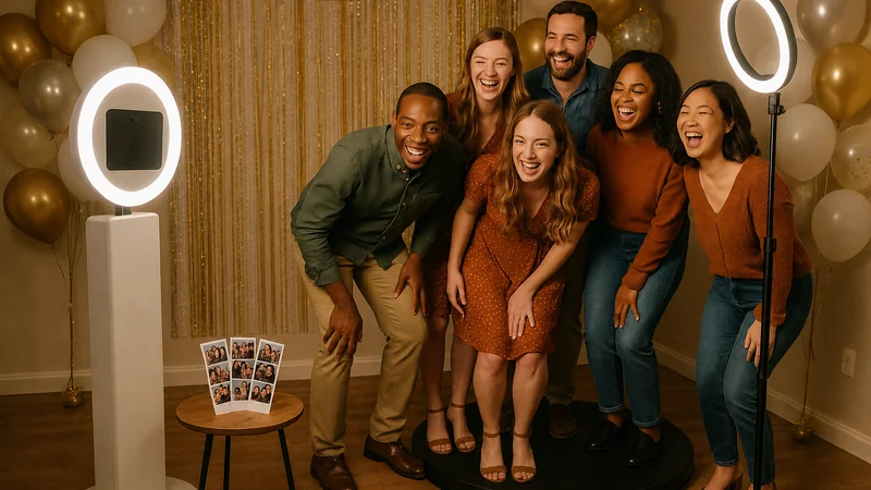 Birthday party rentals in Philadelphia with photo booth entertainment
