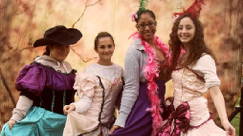 Photo booth rentals with props and party attendants