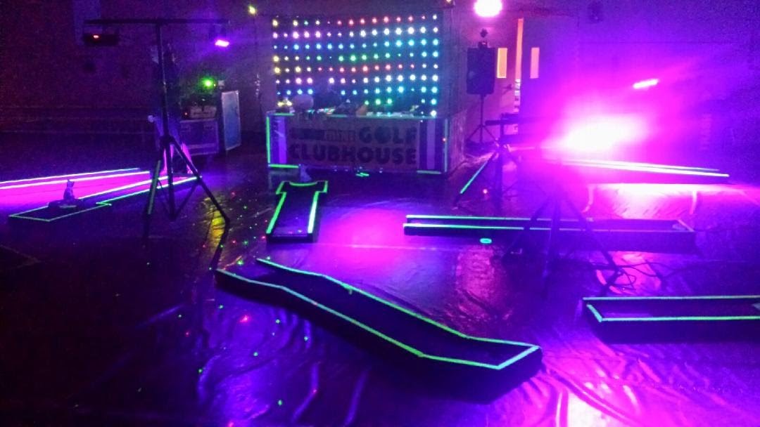 Glow mini golf package East Coast