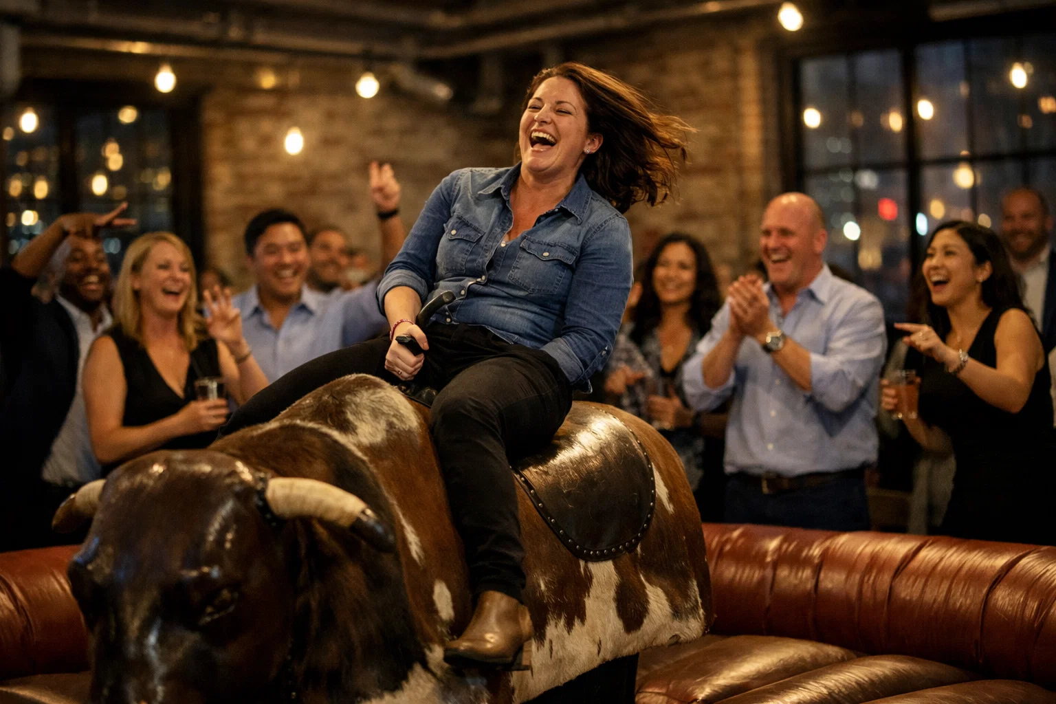 Mechanical bull rental for East Coast college events