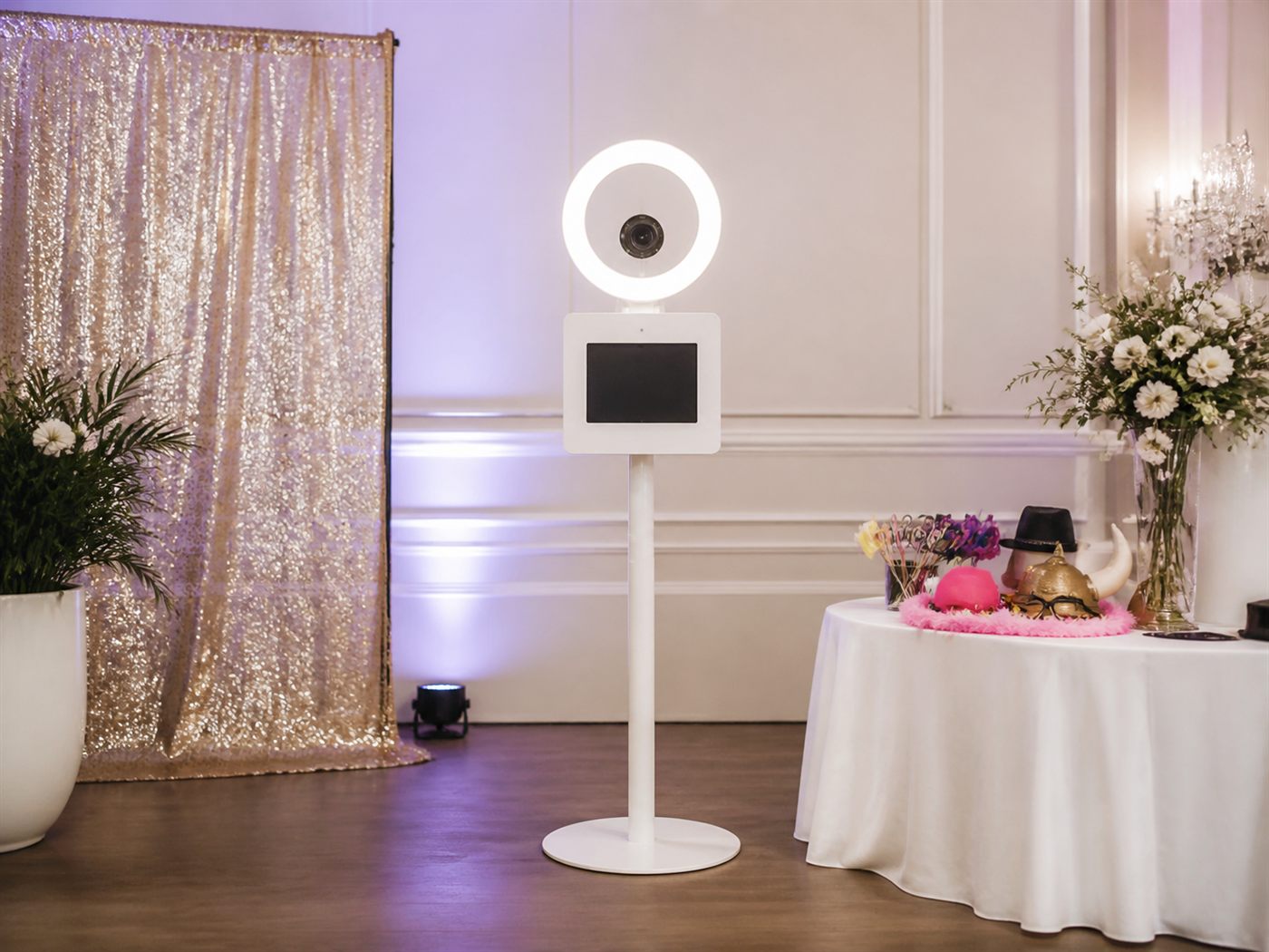 Open air photo booth rental