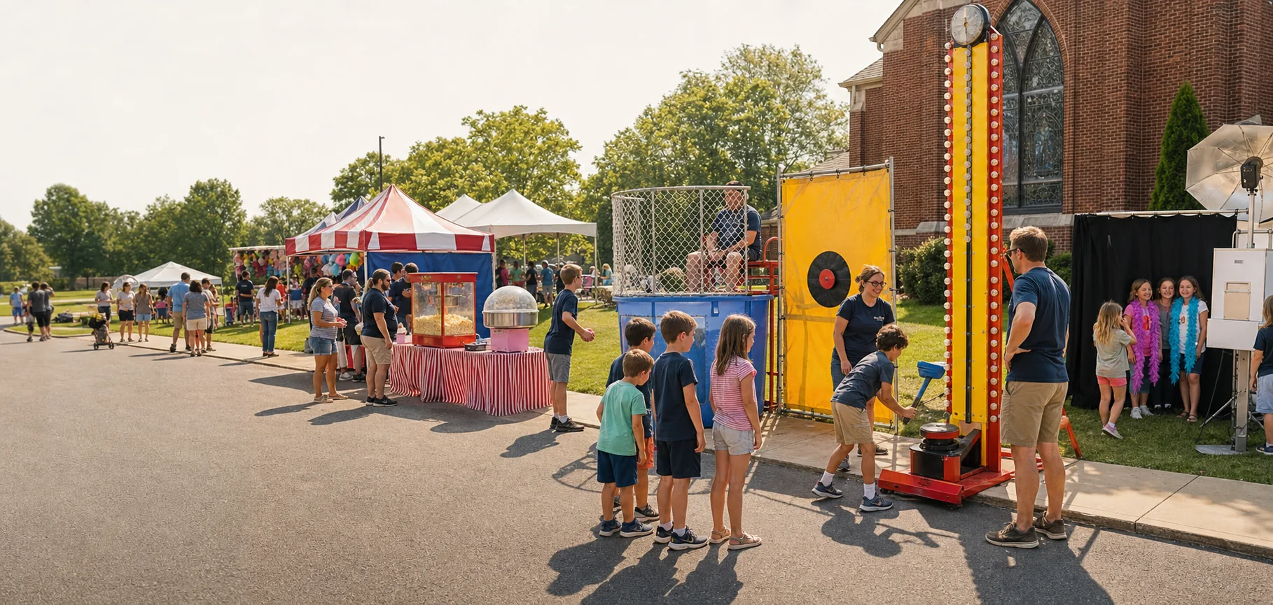 Philadelphia church festival rentals with family friendly carnival games