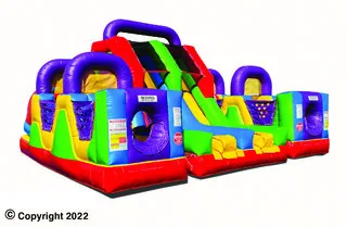Wacky Chaos Obstacle Course in the Party Pros East Coast catalog